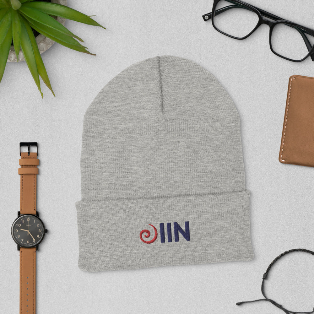 "IIN" Cuffed Beanie