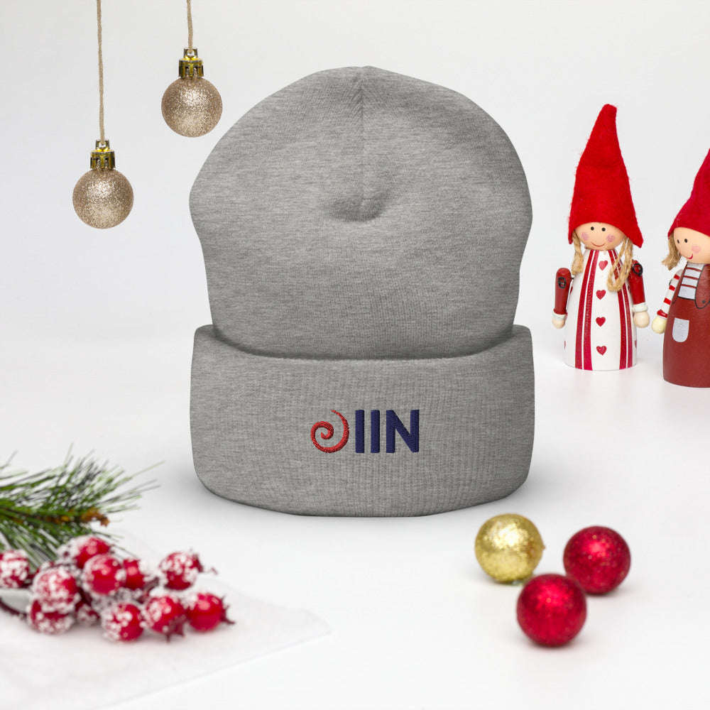 "IIN" Cuffed Beanie