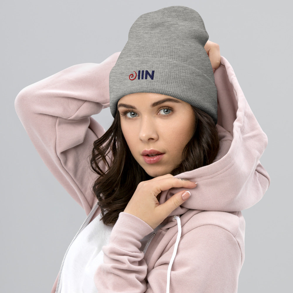 "IIN" Cuffed Beanie