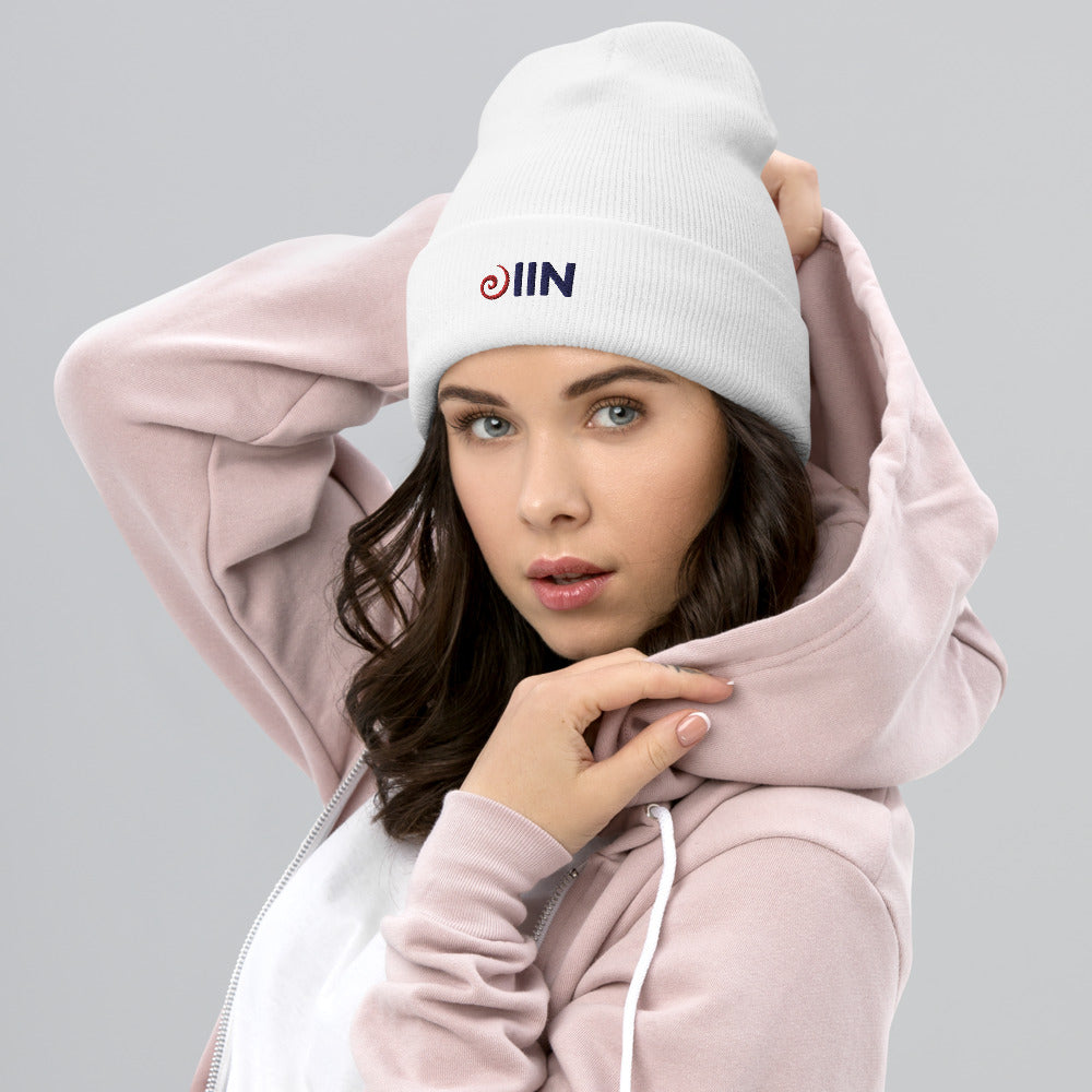 "IIN" Cuffed Beanie